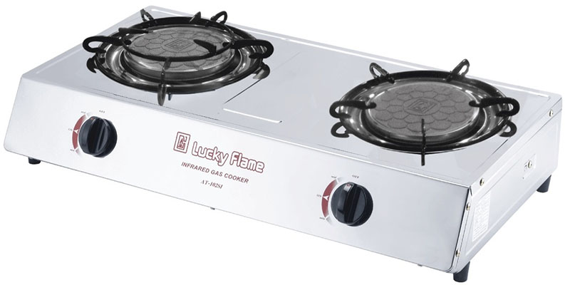 Bếp gas dương hồng ngoại Lucky Flame AT-102SI - Hàng chính hãng