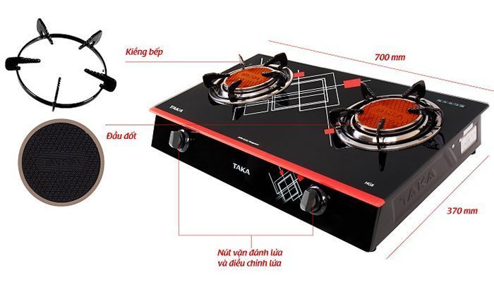 Bếp gas hồng ngoại Taka HG6