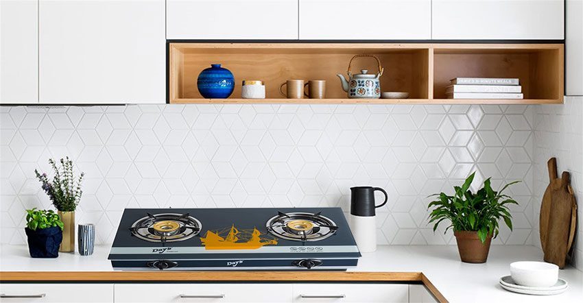 Thiết kế sang trọng, đẹp mắ của bếp gas dương kính Day's DAB2107