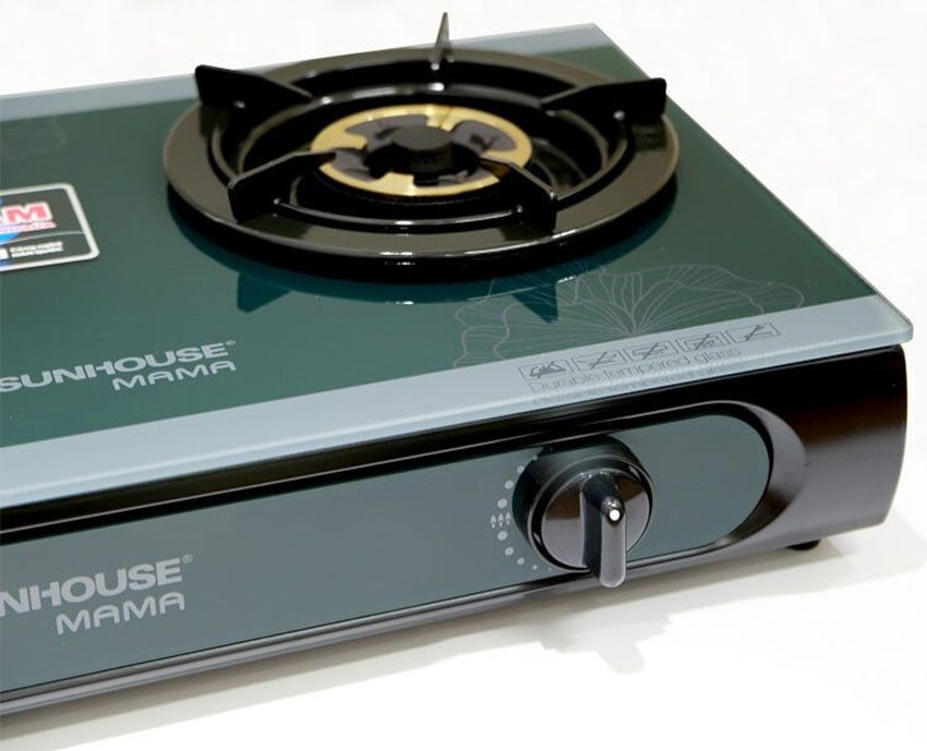 Chất liệu bè mặt của bếp gas dương kính Sunhouse Mama MMB0780S