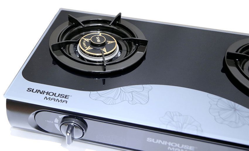 Chất liệu của bếp gas dương kính Sunhouse Mama MMB0782L