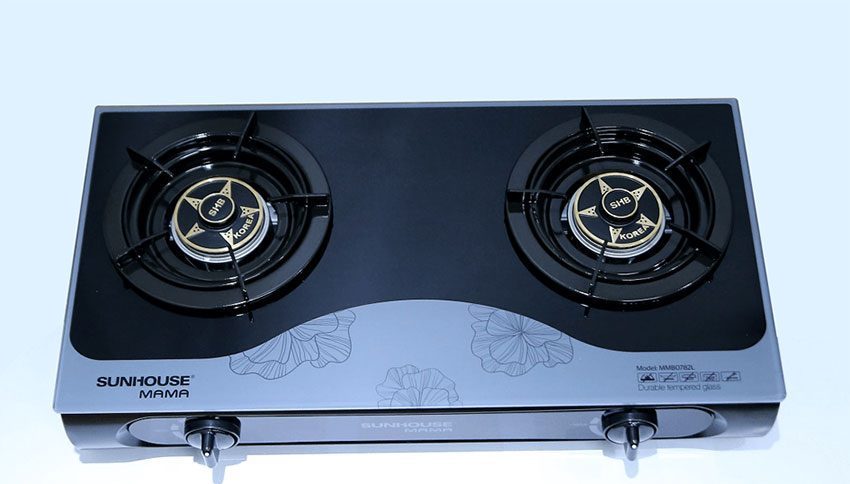 Chất liệu mặt kính của bếp gas dương kính Sunhouse Mama MMB0782L