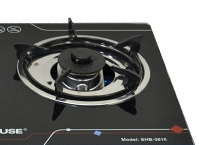 Chất liệu kiêng của bếp gas dương kính Sunhouse SHB-3610