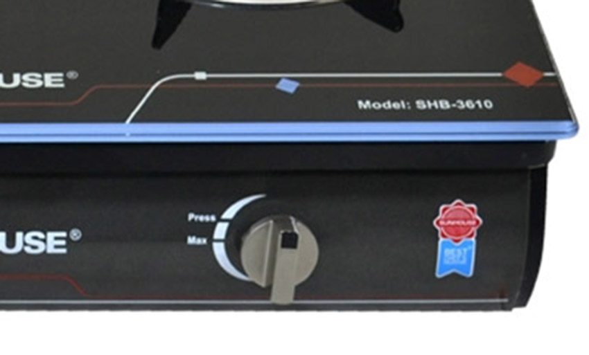 hệ thống đánh lửa của bếp gas dương kính Sunhouse SHB-3610