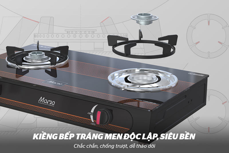 Bếp dương kính Sunhouse Mama MMB0788-SG - Hàng chính hãng