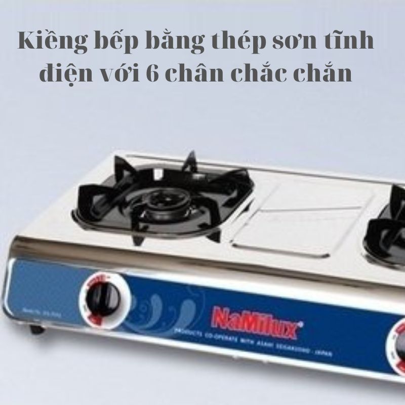 Kiềng bếp bằng thép sơn tĩnh điện với 6 chân chắc chắn