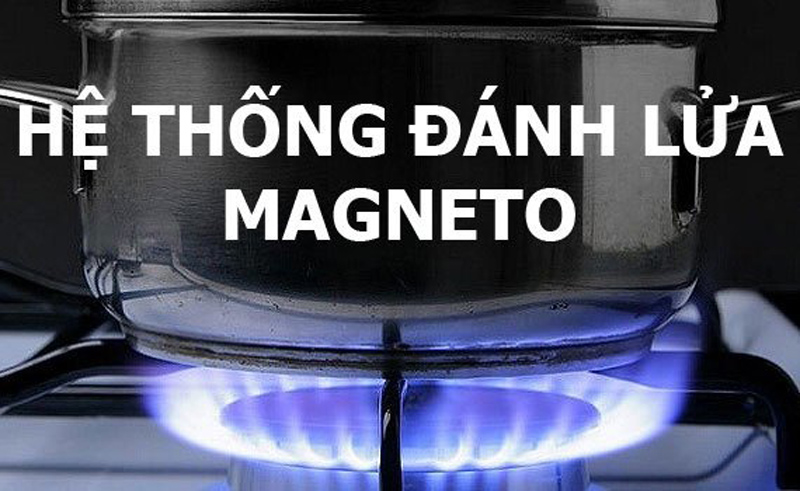 Đánh lửa magneto cho tia lửa nhạy, thao tác với núm vặn đơn giản