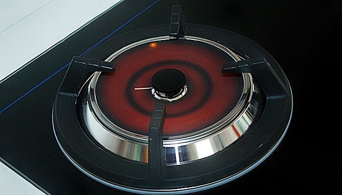 Bếp gas âm hồng ngoại BlueStar NG-6780CC Cảm ứng ngắt gas - Hàng chính hãng