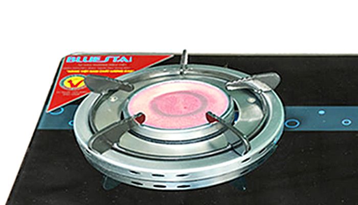 Bếp gas đôi hồng ngoại Bluestar NG-718C Slim - Hàng chính hãng