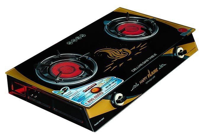 Bếp gas hồng ngoại 2 chức năng Happy Flame HP HNH - Hàng chính hãng