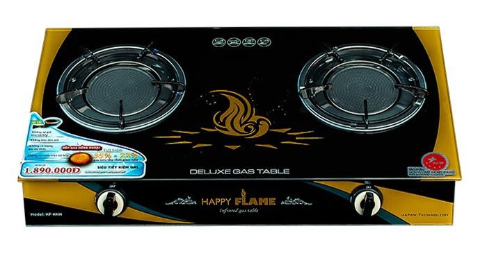 Bếp gas hồng ngoại 2 chức năng Happy Flame HP HNH - Hàng chính hãng