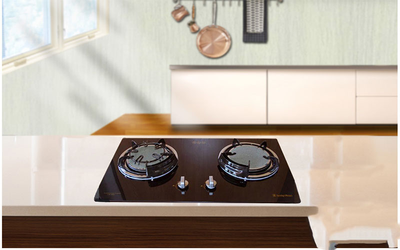 Bếp hồng ngoại đôi Lucky Flame LBG-802I - Hàng chính hãng