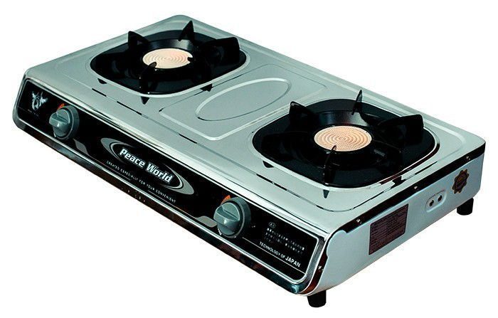 Bếp gas hồng ngoại inox cao cấp Peace World PW-035HN - Hàng chính hãng