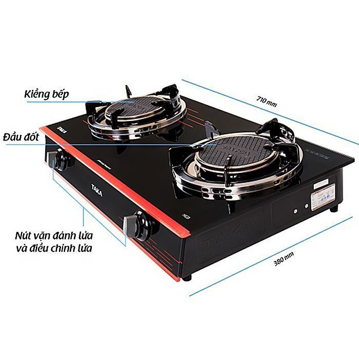 Bếp gas hồng ngoại Taka TK-HG9 - Hàng chính hãng