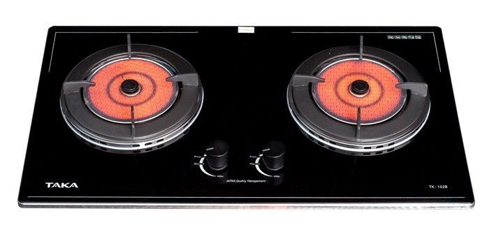 Bếp gas âm hồng ngoại Taka TK-102B - Hàng chính hãng