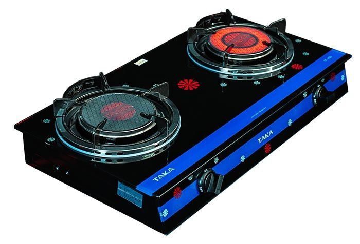Bếp gas hồng ngoại Taka TK-HG3 cạnh trái