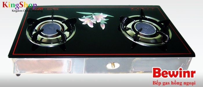 Bếp gas hồng ngoại Bewinr BW-680i điếu gang - Siêu tiết kiệm gas - Hàng chính hãng