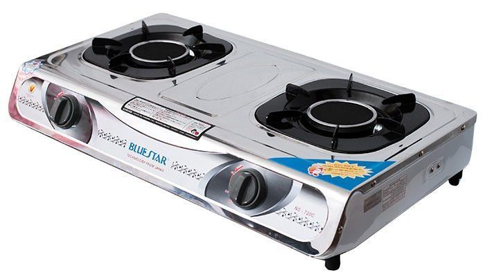Bếp gas hồng ngoại BlueStar NS-720C - 2 đầu đốt - Hàng chính hãng
