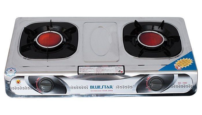 Bếp gas hồng ngoại BlueStar NS-720C - 2 đầu đốt - Hàng chính hãng