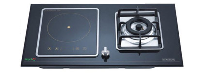 Bếp gas kết hợp bếp từ Napoli NA801GL - Hàng chính hãng