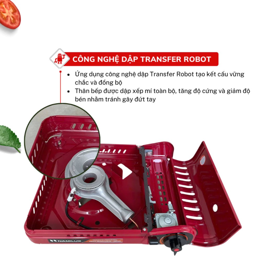 Bếp gas mini NaMilux MLN-191PF - Hàng chính hãng