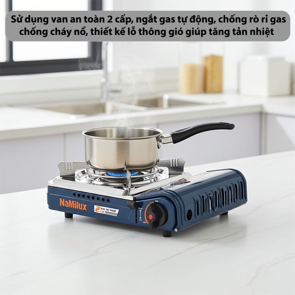 Bếp gas mini NaMilux PL1926PS - Hàng chính hãng