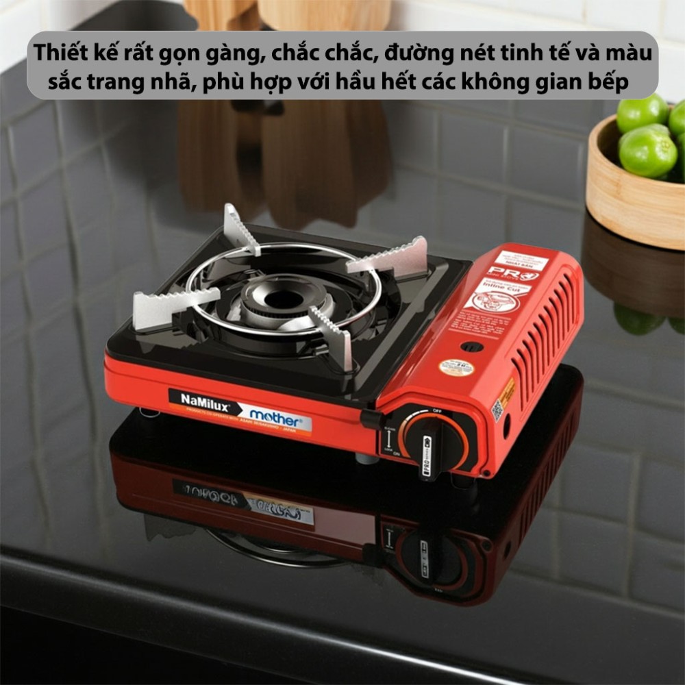 Bếp gas mini NaMilux PL2111PF - Hàng chính hãng
