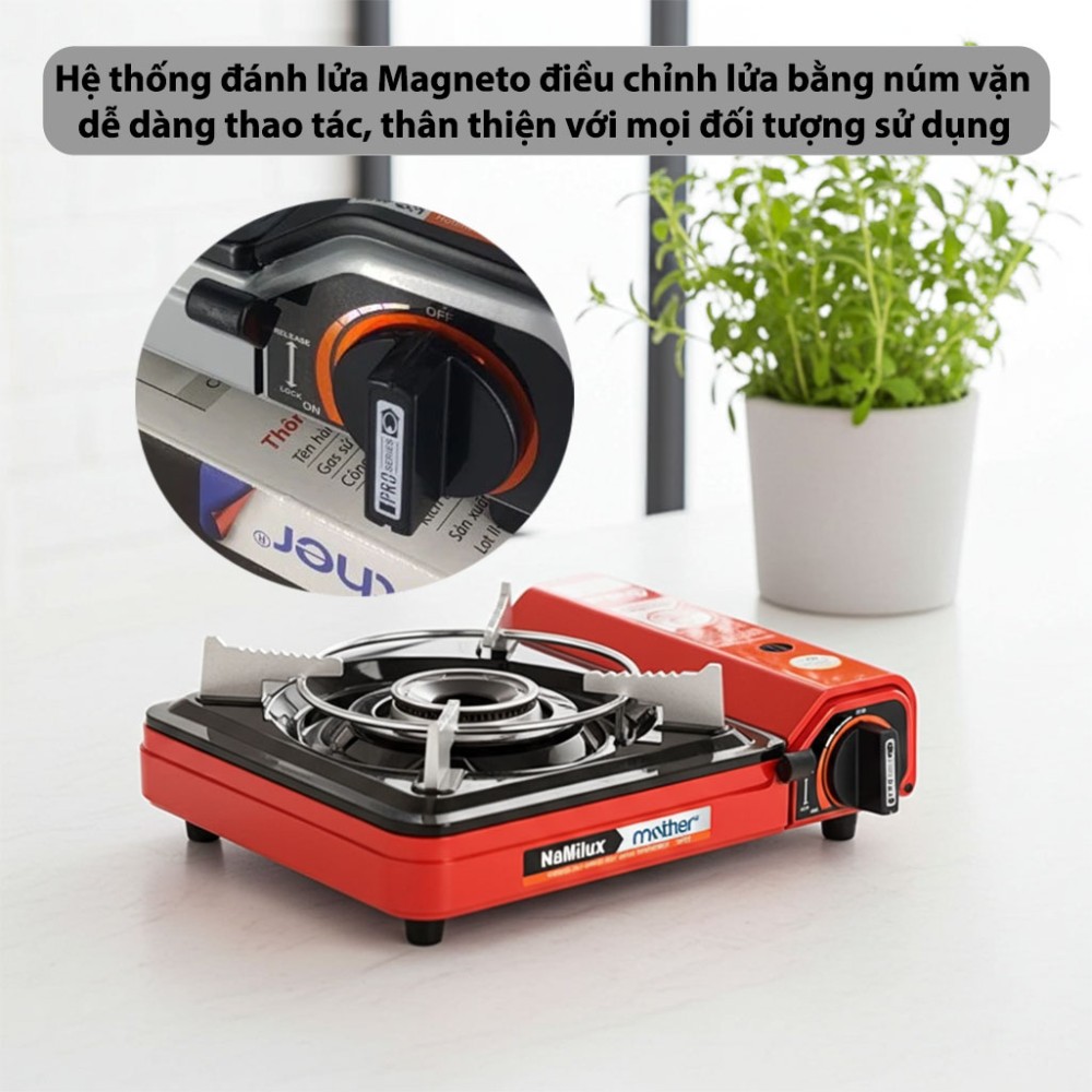 Bếp gas mini NaMilux PL2111PF - Hàng chính hãng
