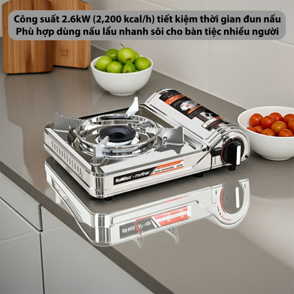 Bếp gas mini NaMilux PL2302AS - Hàng chính hãng