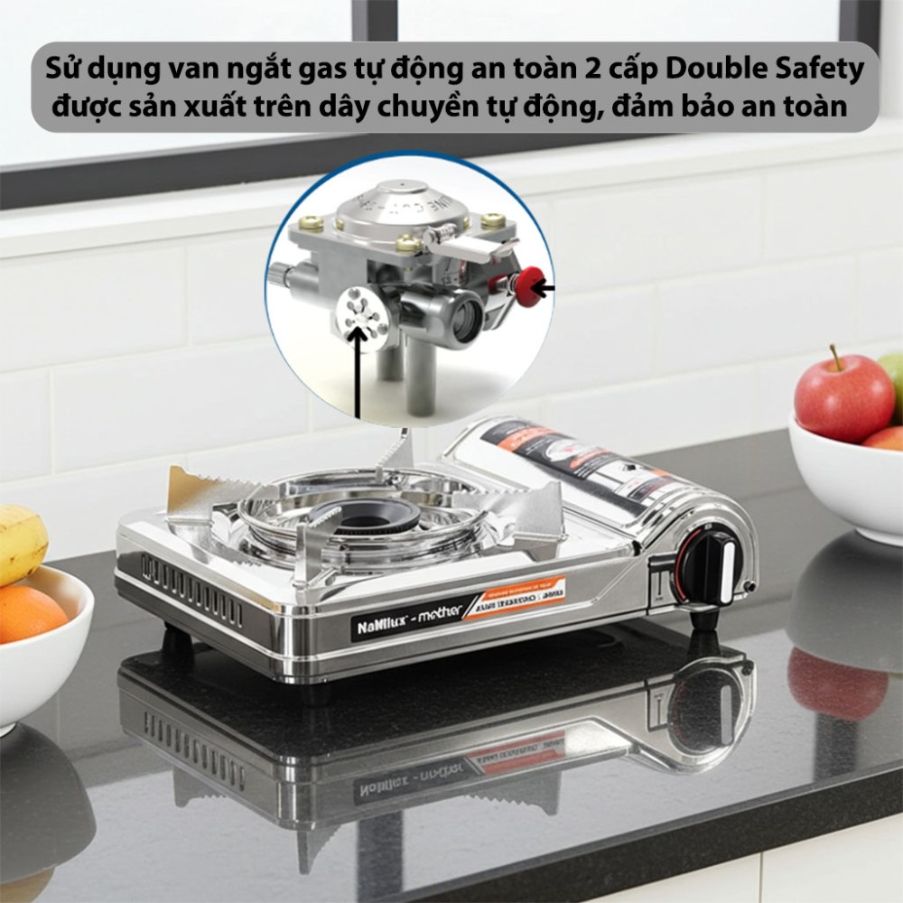 Bếp gas mini NaMilux PL2302AS - Hàng chính hãng