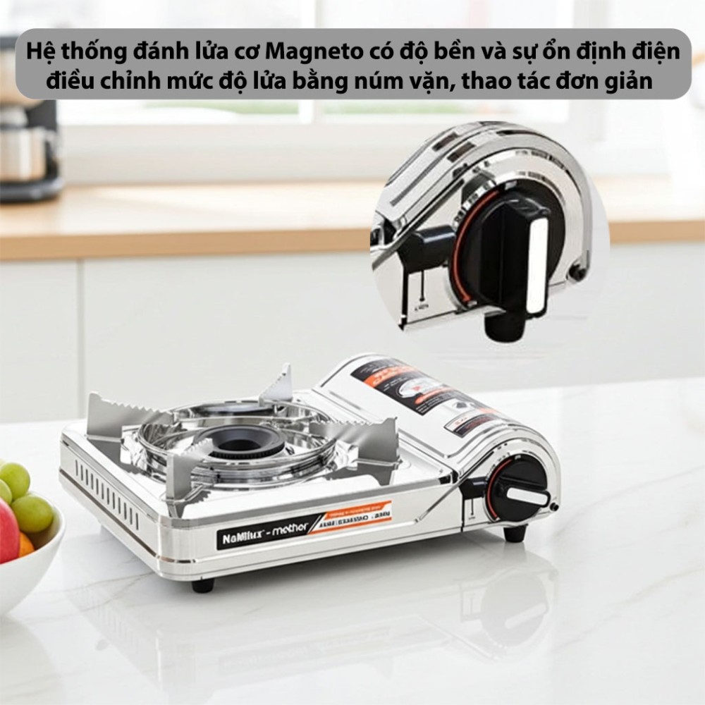 Bếp gas mini NaMilux PL2302AS - Hàng chính hãng