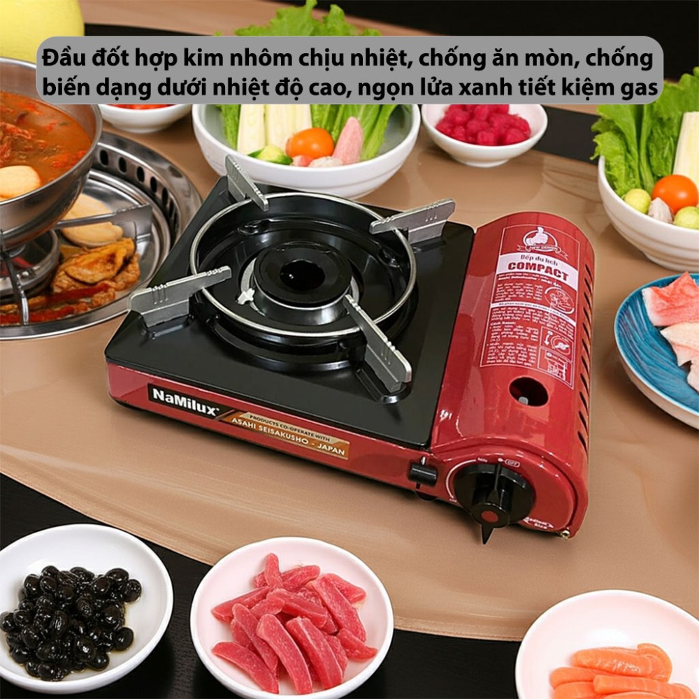 Bếp gas mini NaMilux PM1811PF - Hàng chính hãng
