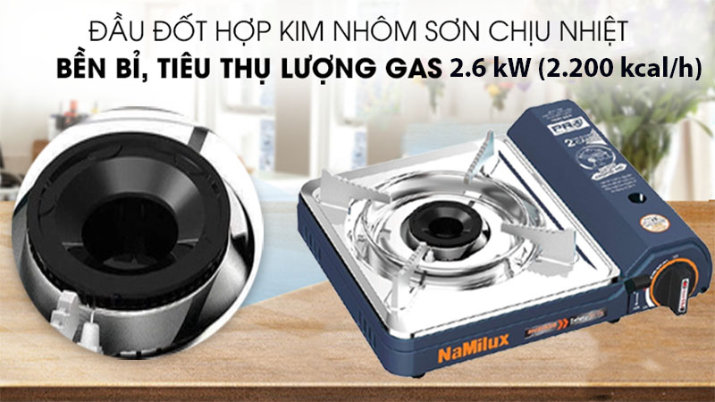 Bếp gas mini NaMilux PL2021PS - Hàng chính hãng