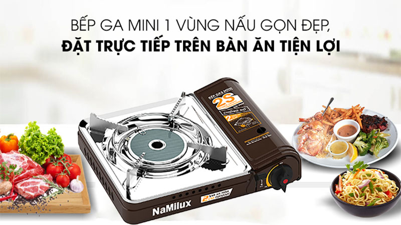 Bếp gas mini hồng ngoại Namilux PL2027PS - Hàng chính hãng