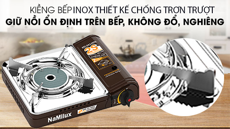 Bếp gas mini hồng ngoại Namilux PL2027PS - Hàng chính hãng