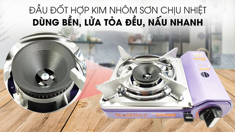 Bếp gas mini Namilux PS2221PS - Hàng chính hãng