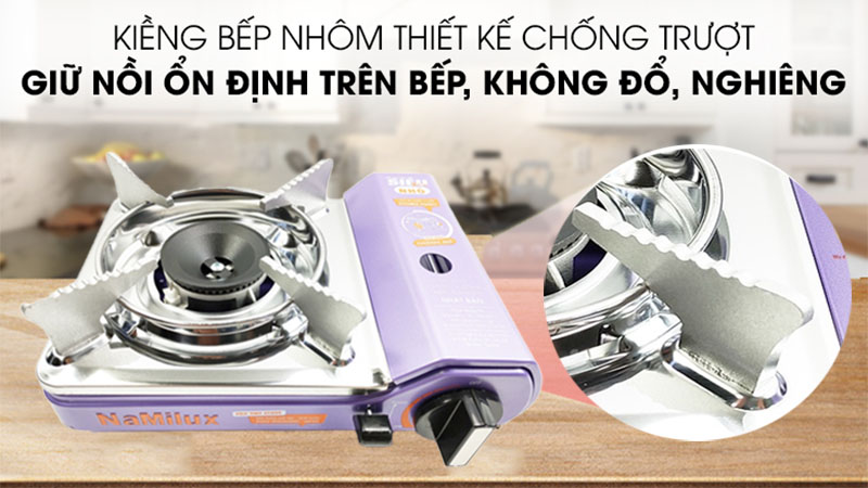 Bếp gas mini Namilux PS2221PS - Hàng chính hãng