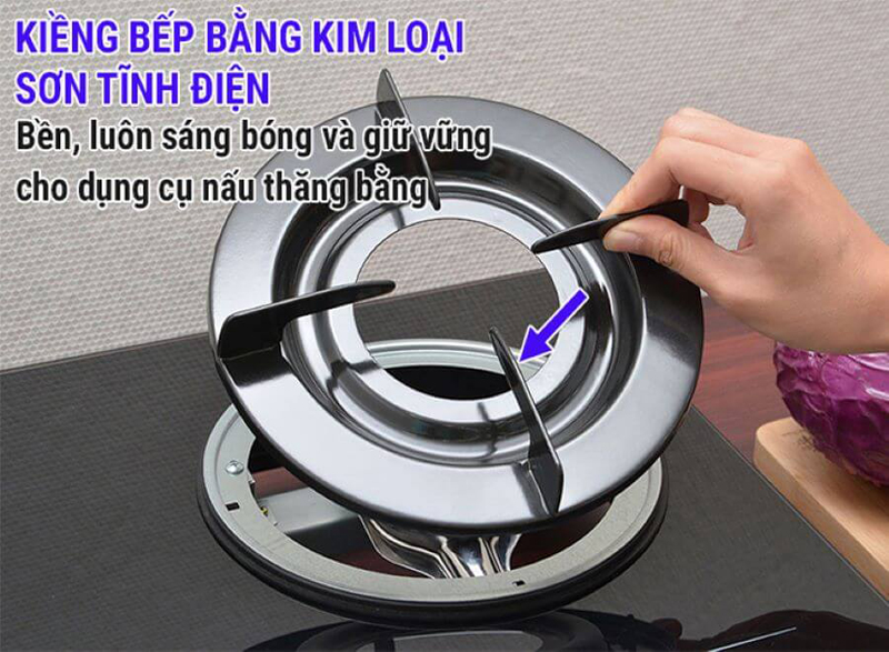 Bếp gas dương Rinnai RV-6DOUBLE GLASS (L) - Hàng chính hãng