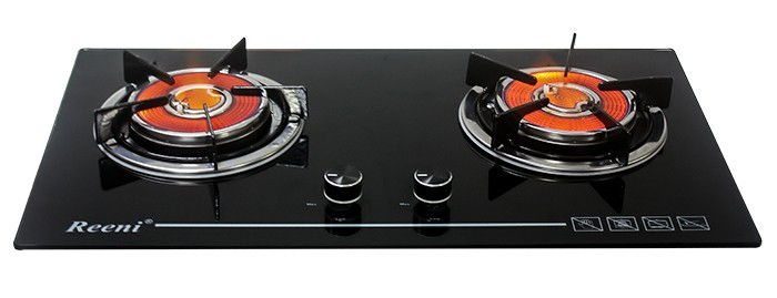 Bếp gas âm hồng ngoại Reeni AV-7005D - Điếu gang phi 15 cm - Hàng chính hãng