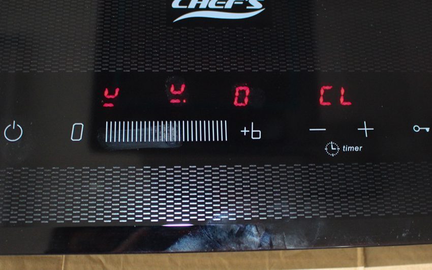 Bếp hỗn hợp ba Chef's EH-MIX534 với điều khiển cảm ứng dễ sử dụng