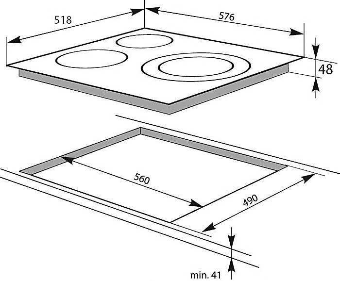 Bếp hồng ngoại Amica PH6310ATU - Hàng chính hãng