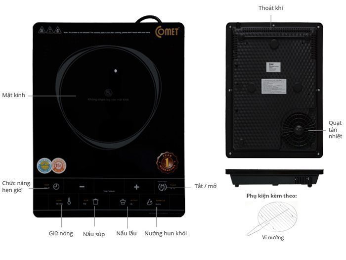 Bếp hồng ngoại Comet CM5528