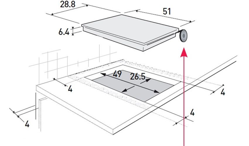 Bếp hồng ngoại Domino Brandt TV1000B - Hàng chính hãng