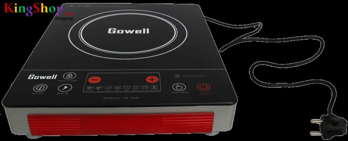 Bếp hồng ngoại Gowell GW-203IF - Công suất 2000W - Hàng chính hãng