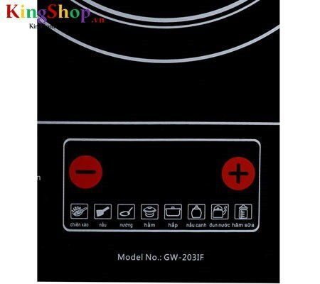 Bếp hồng ngoại Gowell GW-203IF - Công suất 2000W - Hàng chính hãng