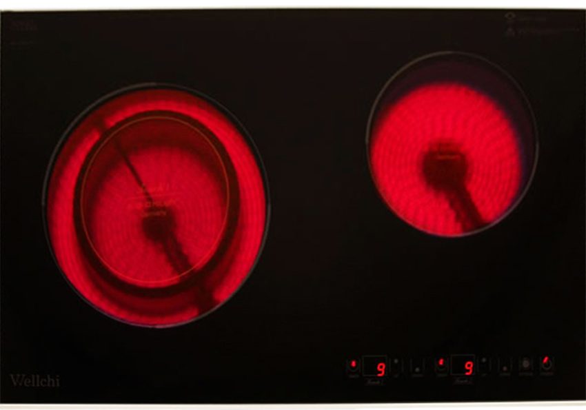 Cấu trúc bếp đôi hồng ngoại KR 350T Wellchi