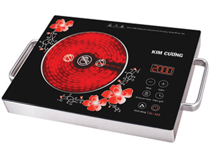 Bếp hồng ngoại Kim Cương KC-602 - Công suất 2000W - Hàng chính hãng