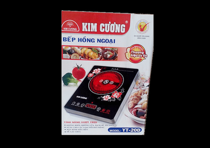 Bếp hồng ngoại Kim Cương YT-20D - Hàng chính hãng