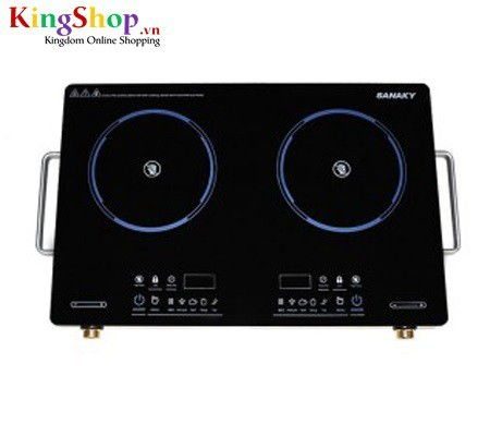 Bếp đôi hồng ngoại Sanaky AT-203HGNW - Hàng chính hãng