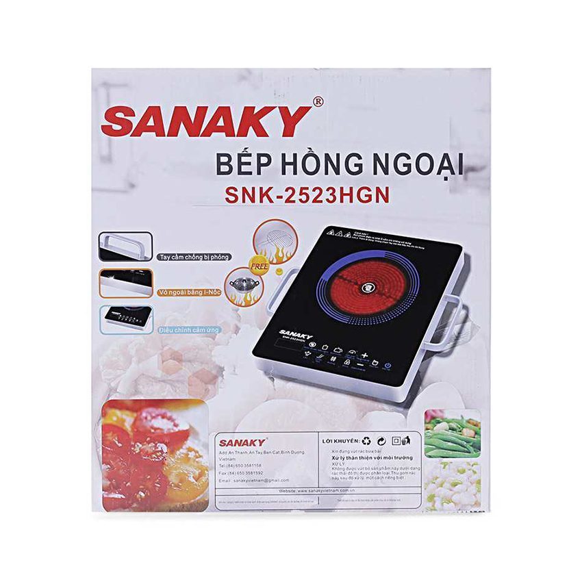 Bếp hồng ngoại Sanaky SNK-2523HGN  - Hàng chính hãng